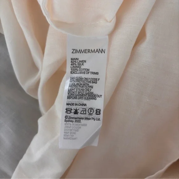 Zimmermann Floral Midi Dress - Purple and Cream - Picture 8 of 8